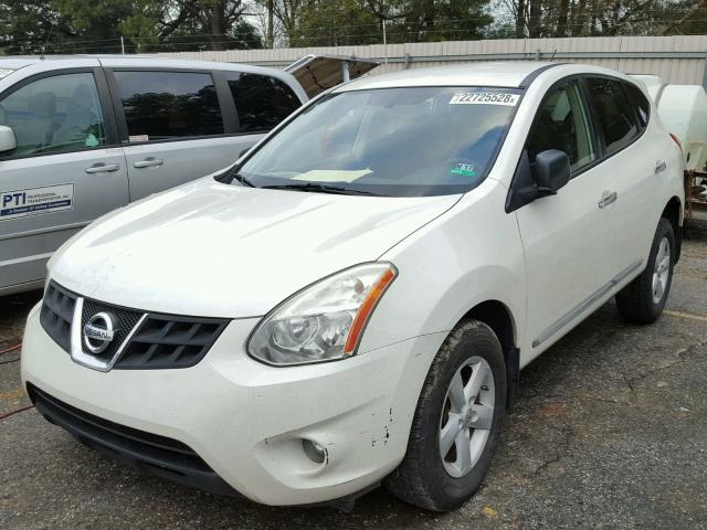 JN8AS5MT6CW291593 - 2012 NISSAN ROGUE S WHITE photo 2