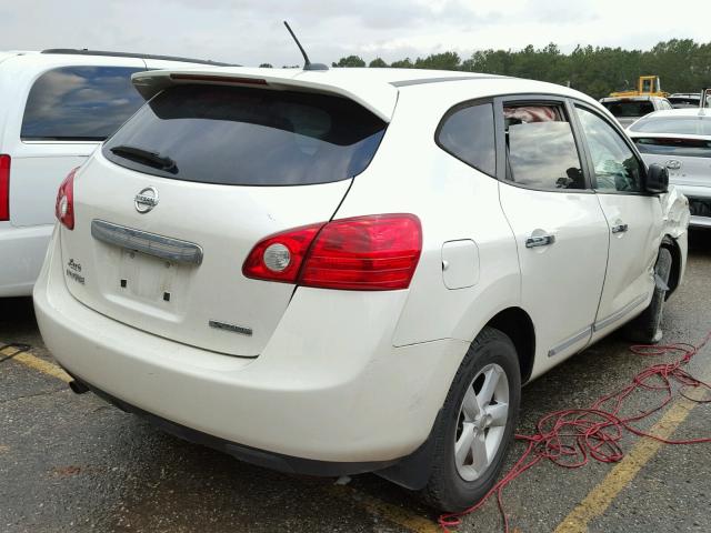 JN8AS5MT6CW291593 - 2012 NISSAN ROGUE S WHITE photo 4