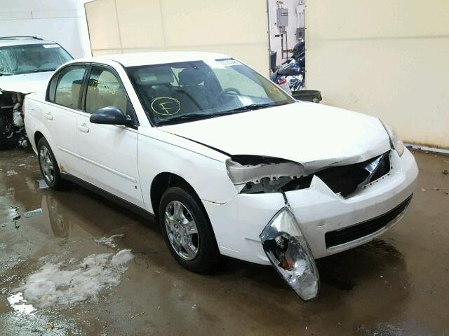 1G1ZS58F67F194427 - 2007 CHEVROLET MALIBU LS WHITE photo 1