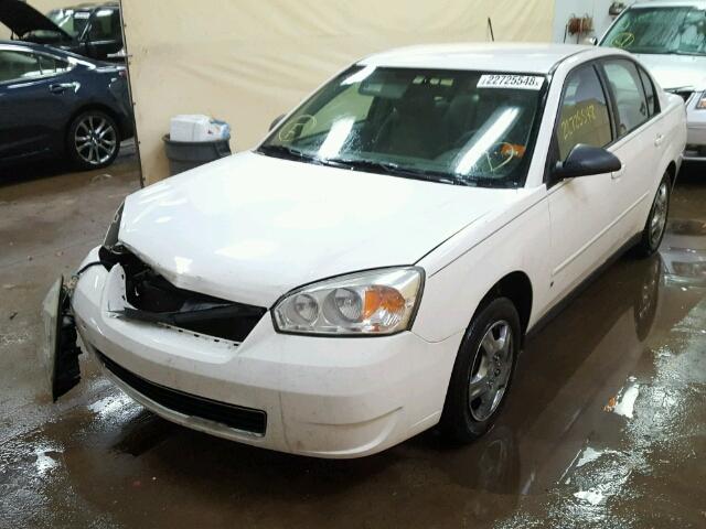 1G1ZS58F67F194427 - 2007 CHEVROLET MALIBU LS WHITE photo 2