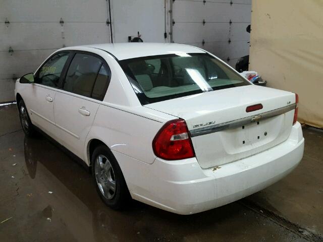 1G1ZS58F67F194427 - 2007 CHEVROLET MALIBU LS WHITE photo 3