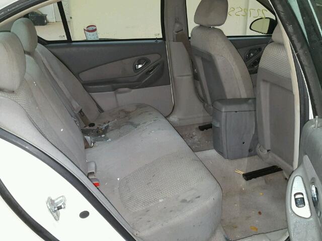 1G1ZS58F67F194427 - 2007 CHEVROLET MALIBU LS WHITE photo 6