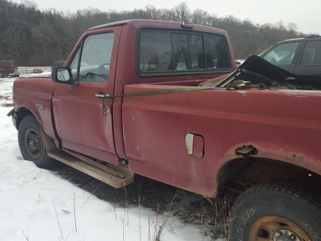 1FTEF14Y9PLA52021 - 1993 FORD F150 MAROON photo 3