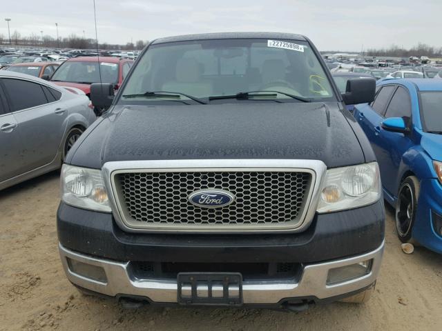 1FTPW14514KC85794 - 2004 FORD F150 SUPER BLACK photo 9