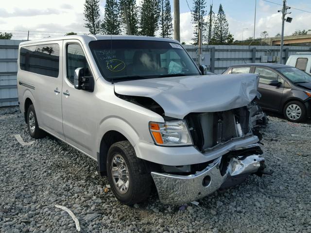 5BZAF0AA8EN160373 - 2014 NISSAN NV 3500 S/ SILVER photo 1