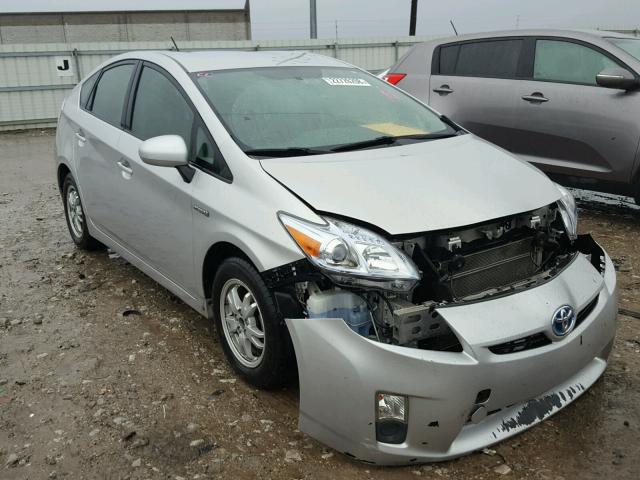 JTDKN3DU2A1306847 - 2010 TOYOTA PRIUS SILVER photo 1