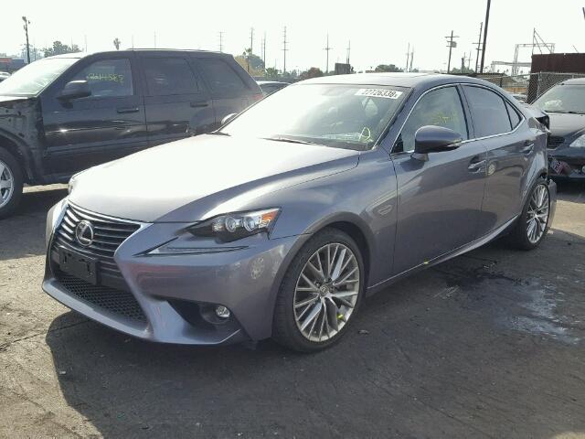 JTHBF1D20F5060539 - 2015 LEXUS IS 250 GRAY photo 2