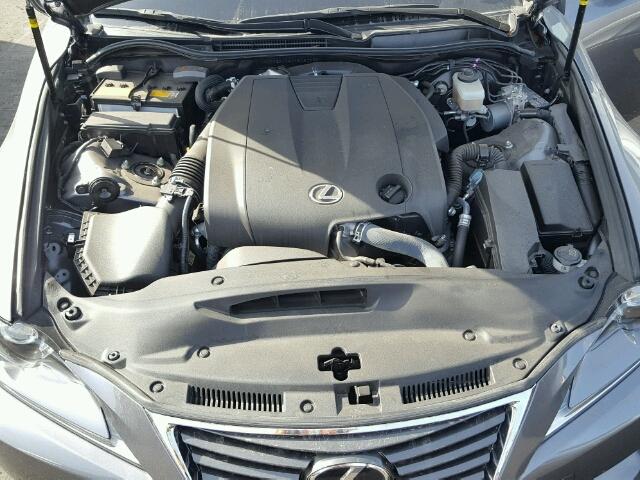 JTHBF1D20F5060539 - 2015 LEXUS IS 250 GRAY photo 7