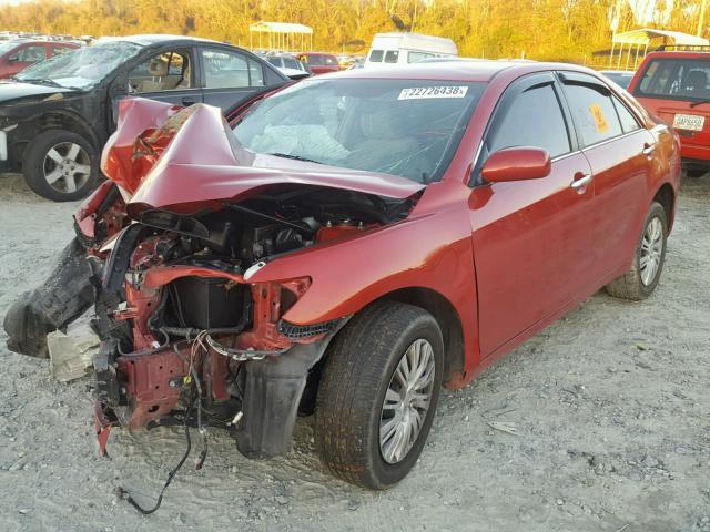 4T1BF3EK1AU039673 - 2010 TOYOTA CAMRY BASE RED photo 2