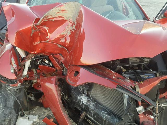 4T1BF3EK1AU039673 - 2010 TOYOTA CAMRY BASE RED photo 7