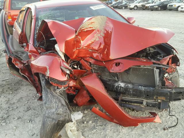 4T1BF3EK1AU039673 - 2010 TOYOTA CAMRY BASE RED photo 9