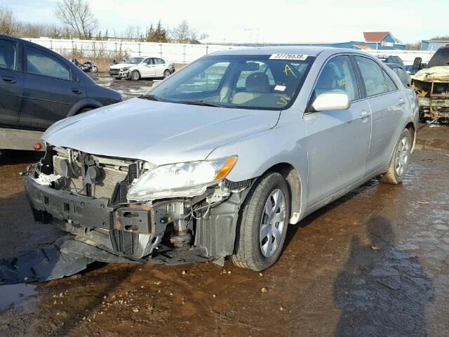 4T1BE46K47U510523 - 2007 TOYOTA CAMRY NEW SILVER photo 2