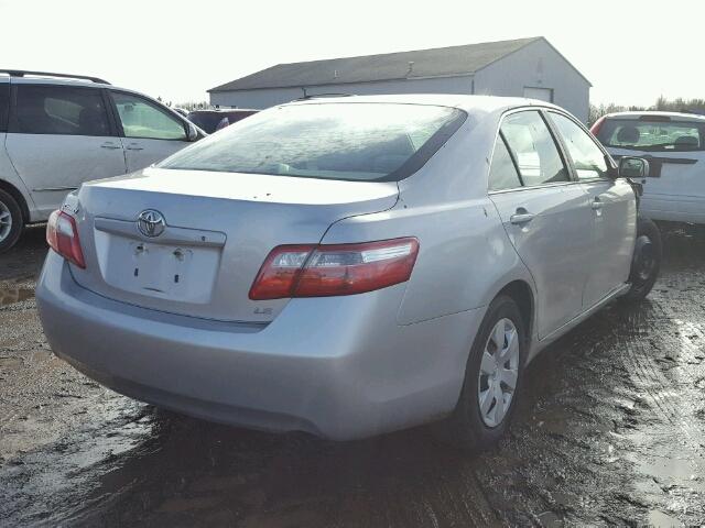 4T1BE46K47U510523 - 2007 TOYOTA CAMRY NEW SILVER photo 4