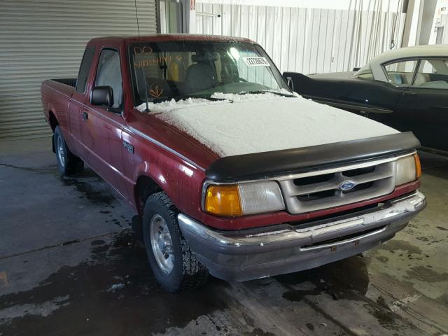 1FTCR14U9TPA19499 - 1996 FORD RANGER SUP BURGUNDY photo 1