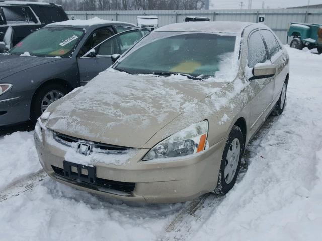 1HGCM56415A136777 - 2005 HONDA ACCORD LX GOLD photo 2