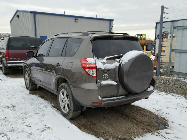 2T3BK4DV2AW034731 - 2010 TOYOTA RAV4 TAN photo 3