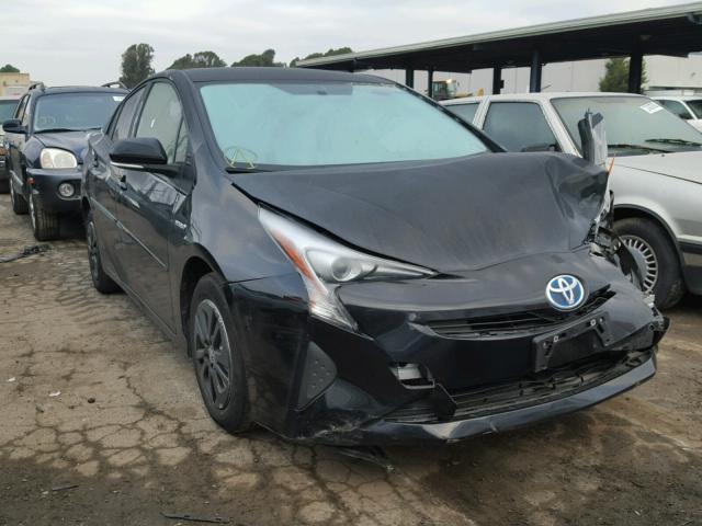 JTDKBRFU2G3518072 - 2016 TOYOTA PRIUS BLACK photo 1