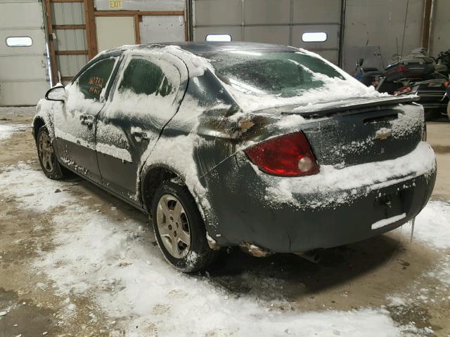 1G1AK52F957606546 - 2005 CHEVROLET COBALT GRAY photo 3