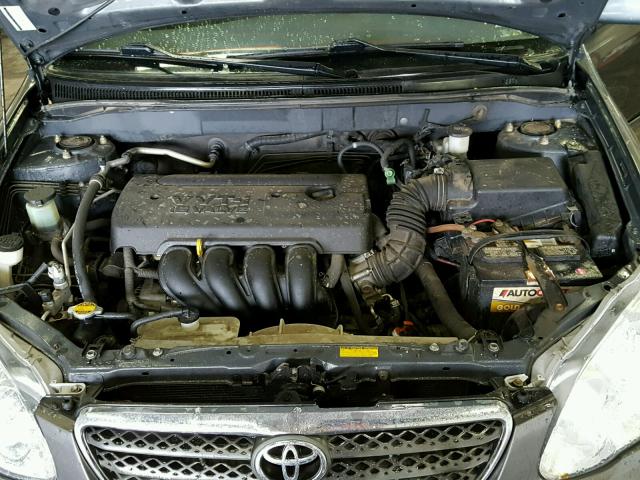 2T1BR30E75C331585 - 2005 TOYOTA COROLLA CE GRAY photo 7