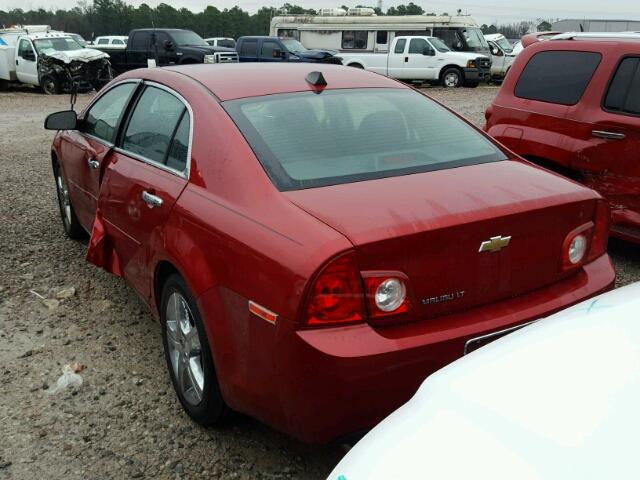 1G1ZC5E03CF226502 - 2012 CHEVROLET MALIBU 1LT RED photo 3