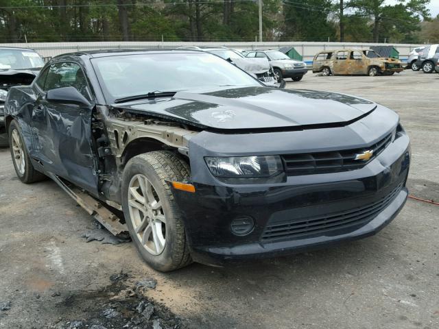 2G1FB1E33F9303438 - 2015 CHEVROLET CAMARO LS BLACK photo 1