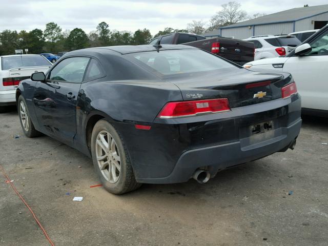 2G1FB1E33F9303438 - 2015 CHEVROLET CAMARO LS BLACK photo 3