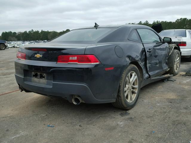 2G1FB1E33F9303438 - 2015 CHEVROLET CAMARO LS BLACK photo 4