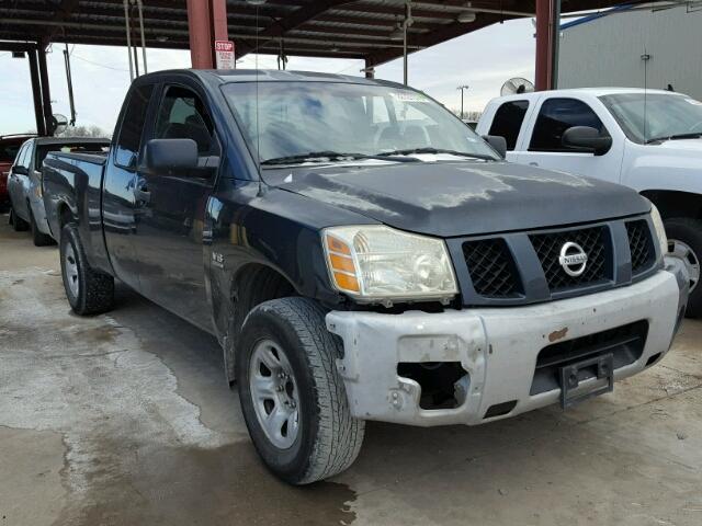 1N6AA06A74N548584 - 2004 NISSAN TITAN XE GREEN photo 1