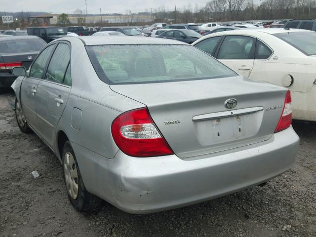 4T1BE32K14U273534 - 2004 TOYOTA CAMRY LE SILVER photo 3