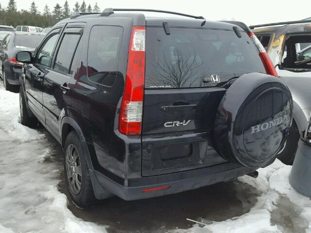 JHLRD78935C810111 - 2005 HONDA CR-V SE BLACK photo 3