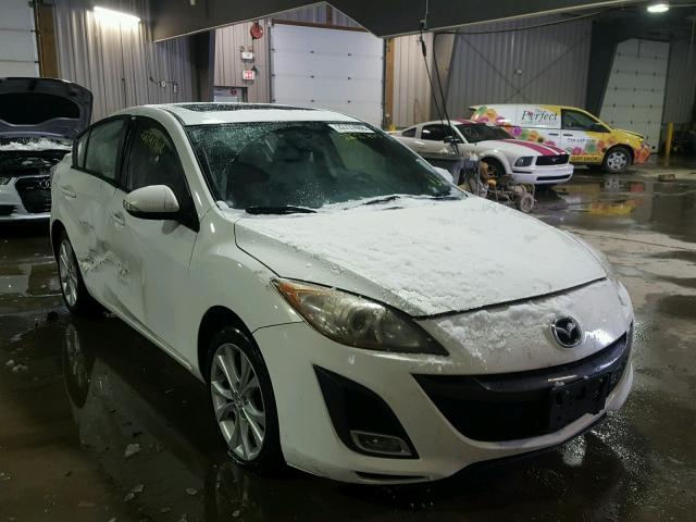 JM1BL1S53A1193996 - 2010 MAZDA 3 S WHITE photo 1