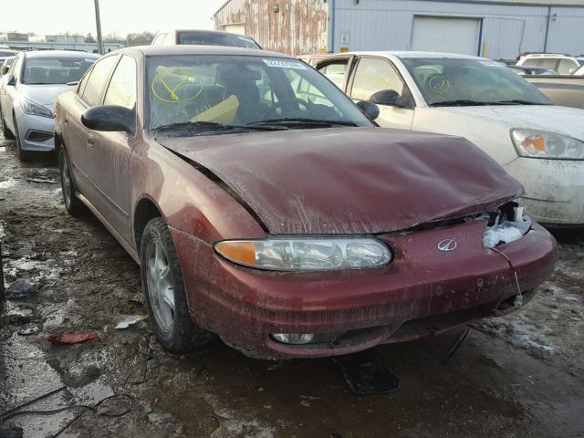 1G3NL52E33C122163 - 2003 OLDSMOBILE ALERO GL RED photo 1