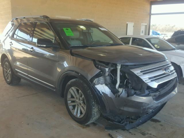 1FM5K7D81EGC44811 - 2014 FORD EXPLORER X GRAY photo 1