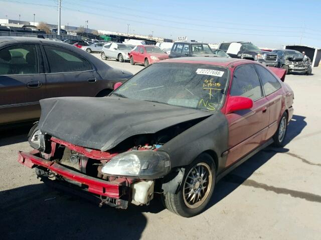 1HGEJ814XVL092647 - 1997 HONDA CIVIC EX შავი ფოტო 2