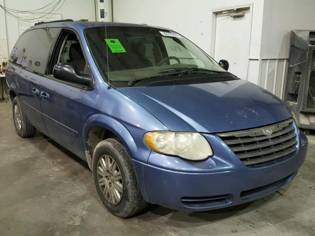 2A4GP44R67R230386 - 2007 CHRYSLER TOWN & COU BLUE photo 1