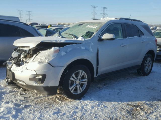 2CNALDEW2A6348645 - 2010 CHEVROLET EQUINOX LT SILVER photo 2