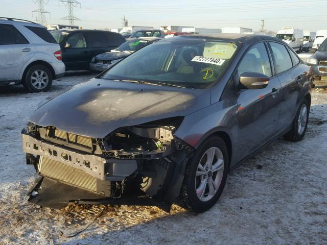 1FADP3F23EL234636 - 2014 FORD FOCUS SE GRAY photo 2