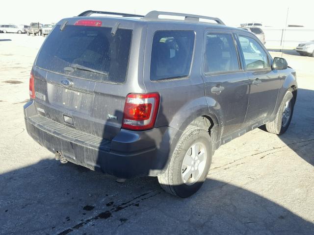 1FMCU9DG4CKB11734 - 2012 FORD ESCAPE XLT GRAY photo 4