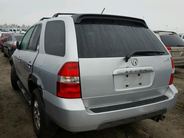 2HNYD18851H541480 - 2001 ACURA MDX TOURIN SILVER photo 3