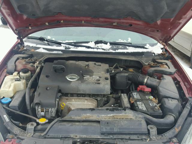 1N4AL11D04C141888 - 2004 NISSAN ALTIMA BAS MAROON photo 7