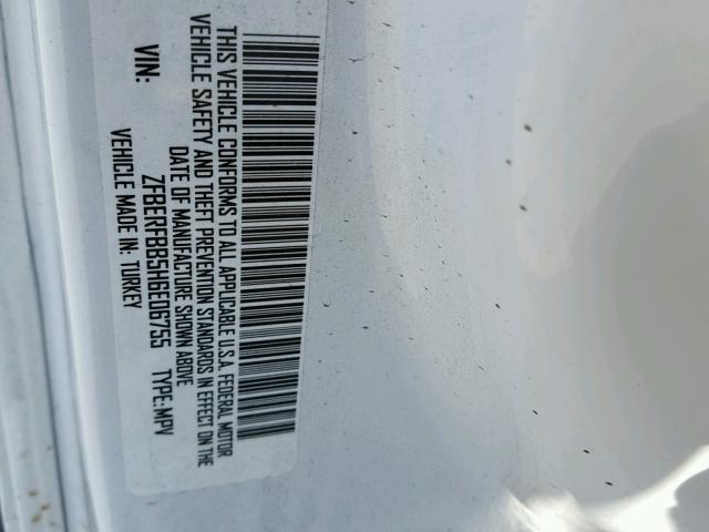 ZFBERFBB5H6E06755 - 2017 RAM PROMASTER 白色 照片 10