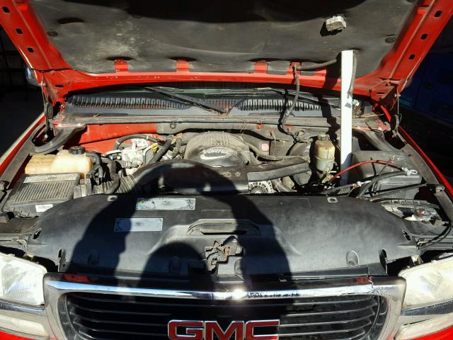 1GKEC13Z82R191327 - 2002 GMC YUKON RED photo 7