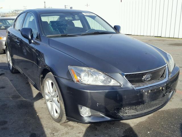 JTHBK262572038697 - 2007 LEXUS IS 250 CHARCOAL photo 1