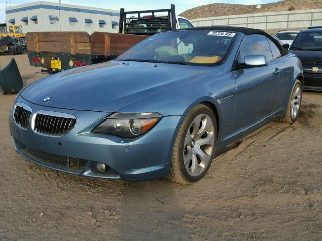 WBAEK13597CN82408 - 2007 BMW 650 I TEAL photo 2