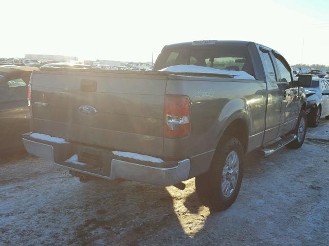 1FTPX14V97FA80279 - 2007 FORD F150 GRAY photo 4