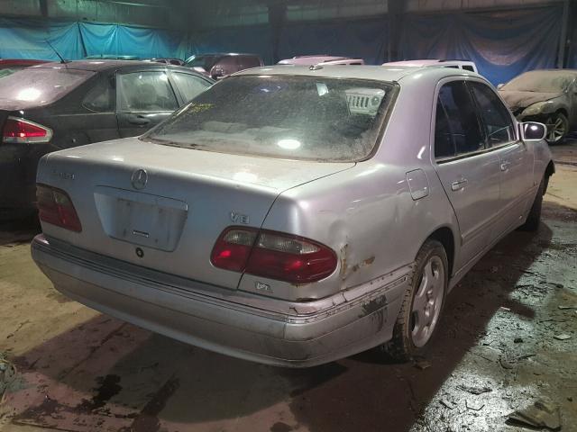 WDBJF70J81X054206 - 2001 MERCEDES-BENZ E 430 SILVER photo 4