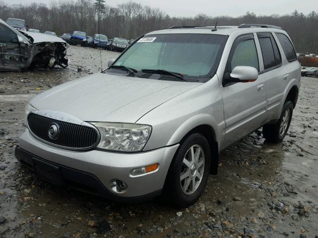 5GADT13S542351221 - 2004 BUICK RAINIER CX GRAY photo 2