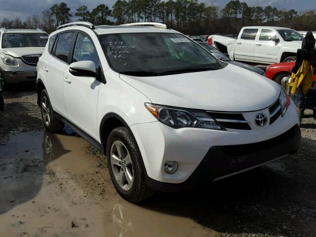 2T3WFREV1FW171975 - 2015 TOYOTA RAV4 XLE WHITE photo 1