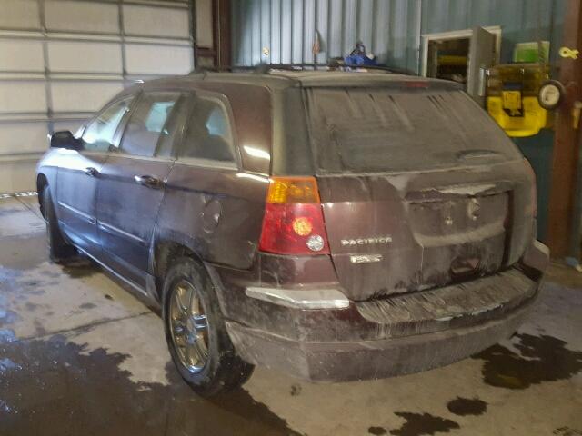 2C8GF68484R333628 - 2004 CHRYSLER PACIFICA MAROON photo 3