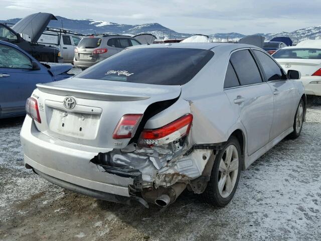 4T1BF3EK0AU105565 - 2010 TOYOTA CAMRY BASE SILVER photo 4